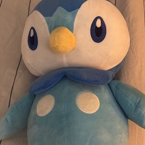 Pokemon Piplup Plush - Blue, White, Yellow 24”